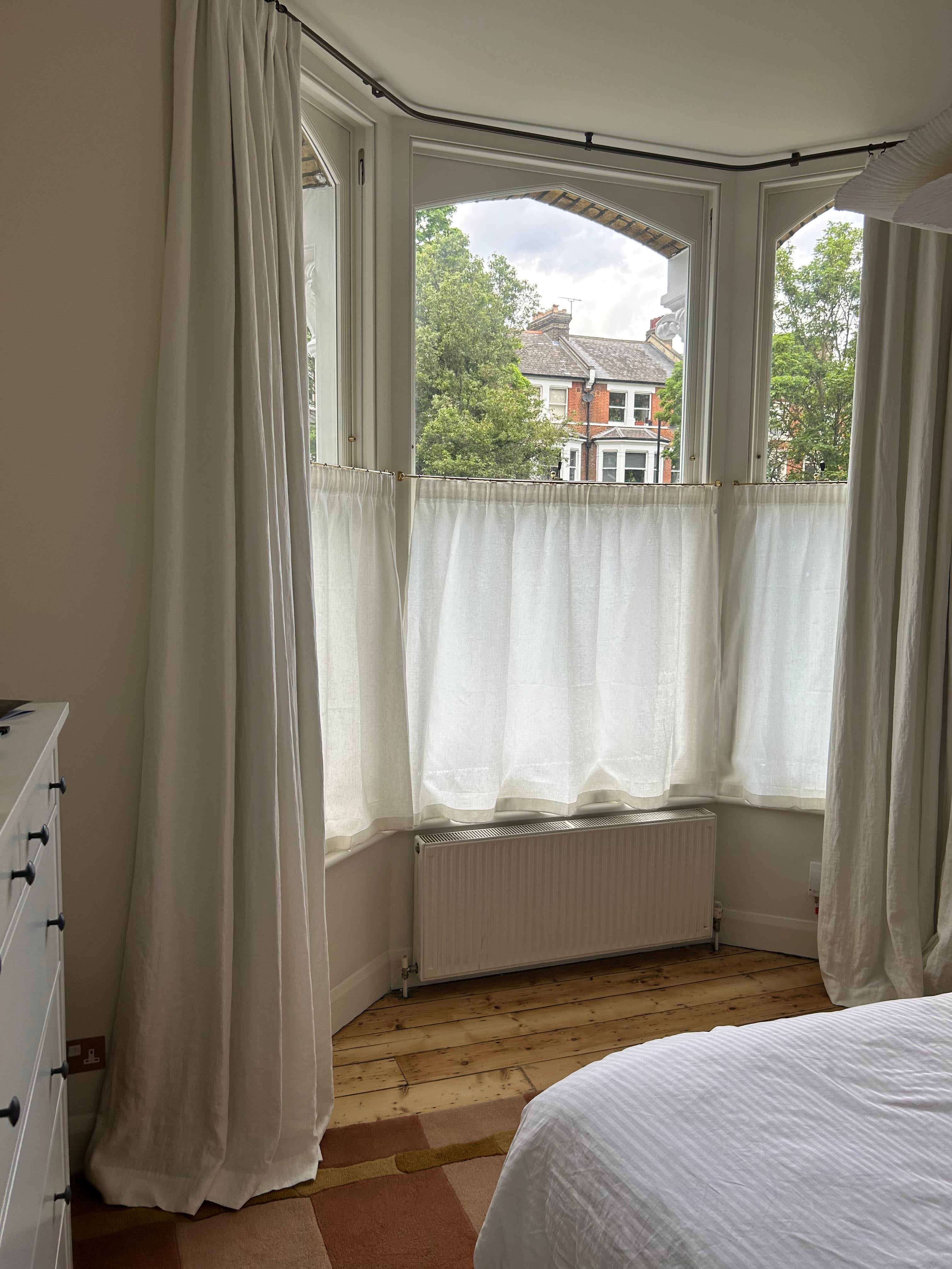 The blackout lined curtain - Soft Washed Mediumweight Linen
