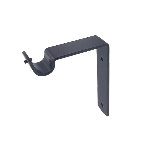 19mm black curtain pole