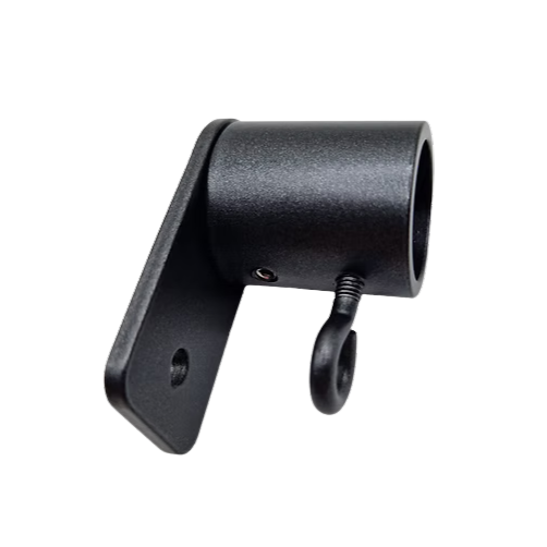 19mm black curtain pole