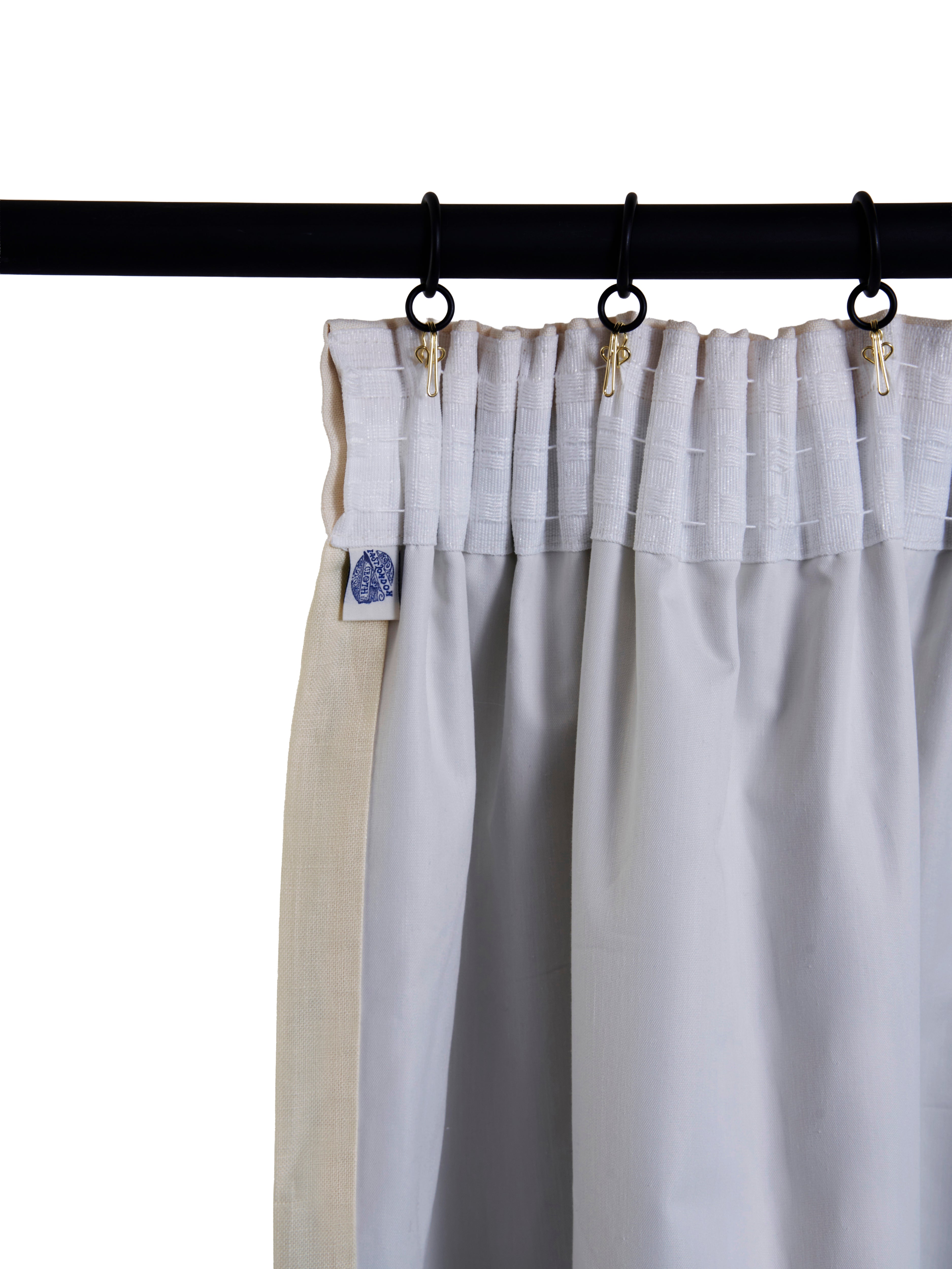 The blackout lined curtain - Soft Washed Mediumweight Linen