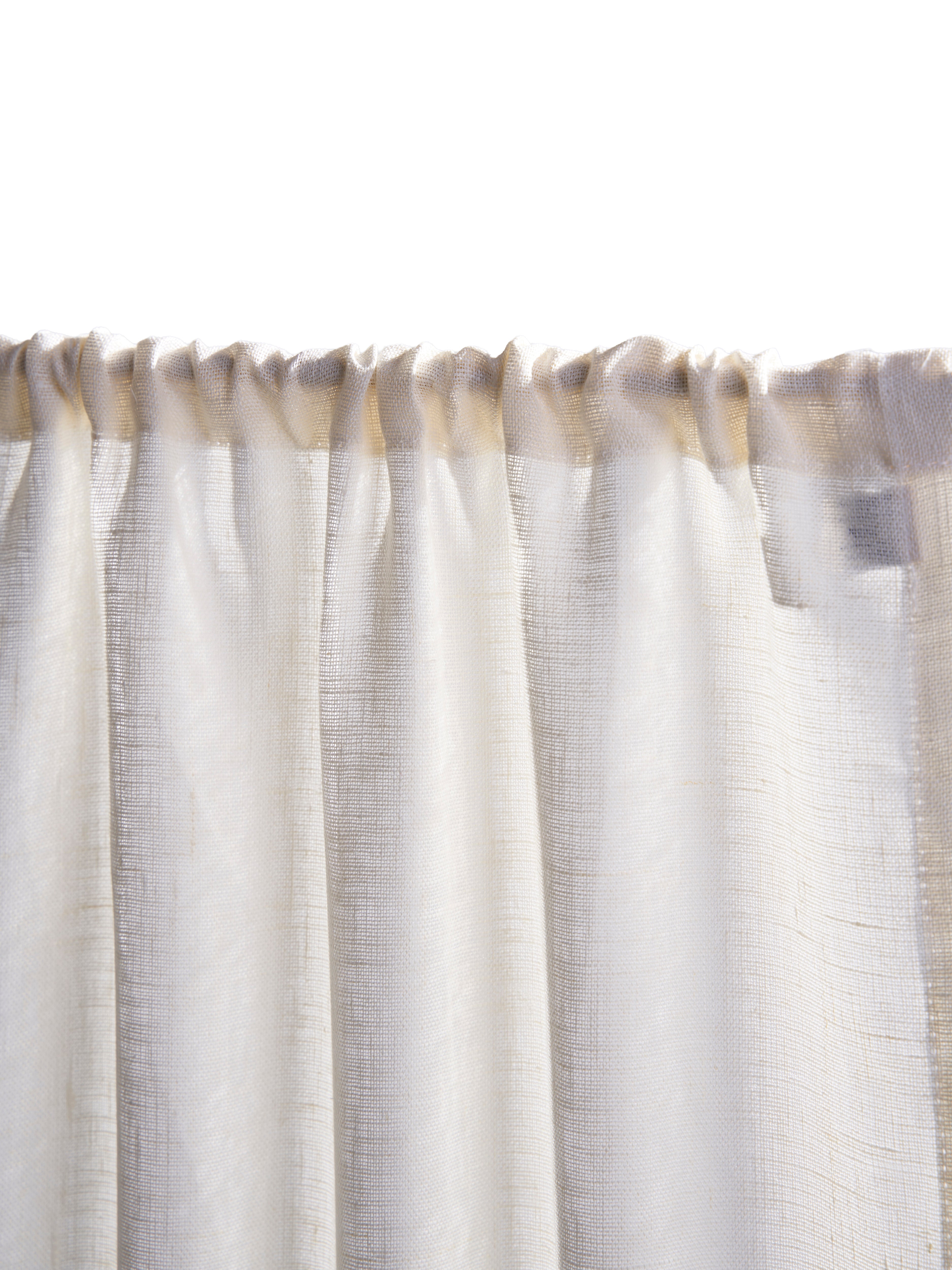 The Cafe Curtain - Open Weave Netto With a Double Pocket