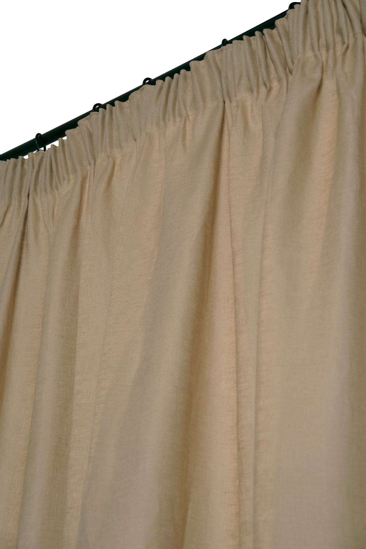 Full length sheer curtain - mediumweight - hanbury lute