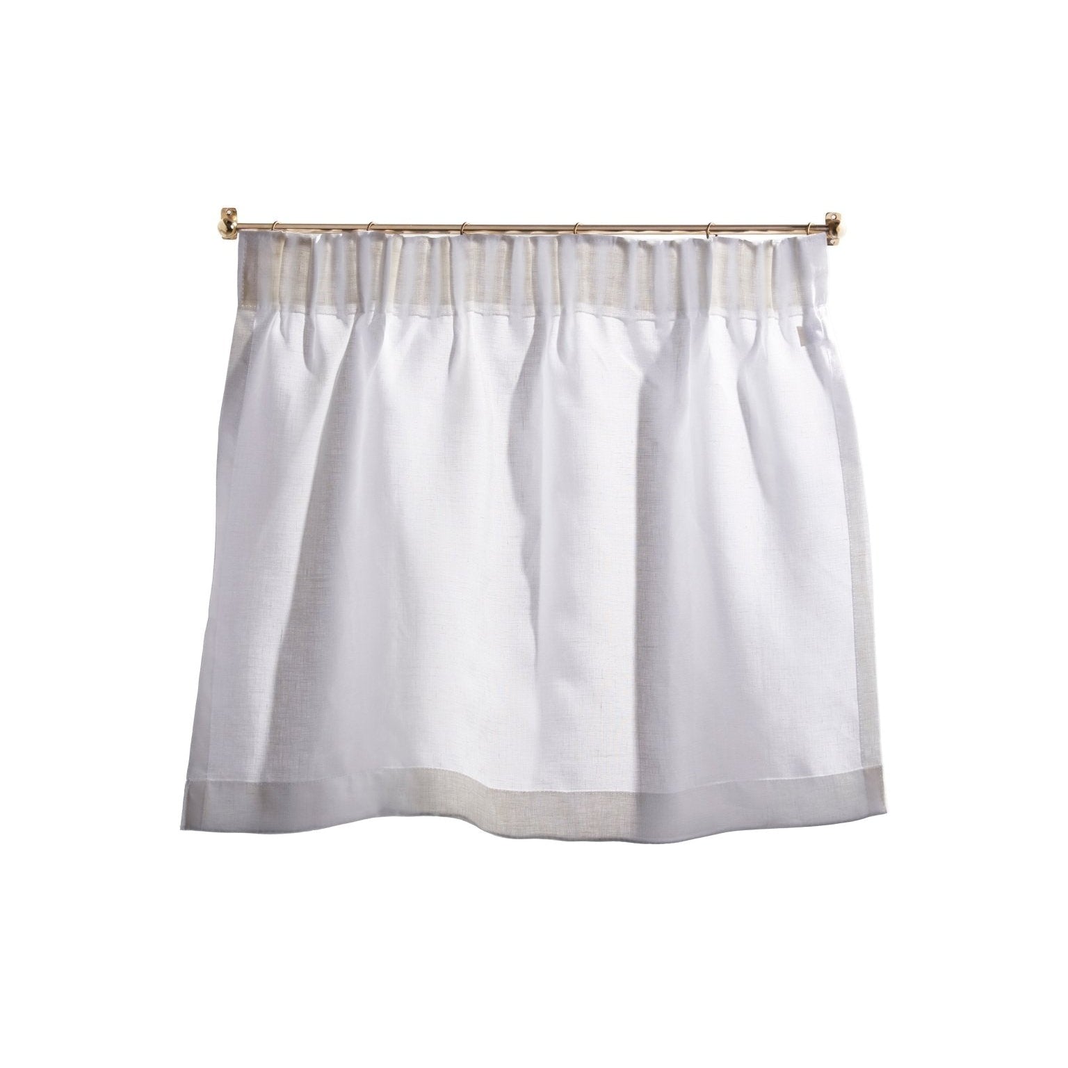 cafe curtain - pleated top - lightweights - East London Cloth
