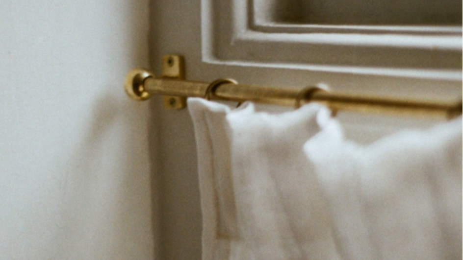 Brass cafe bracket set - face fit