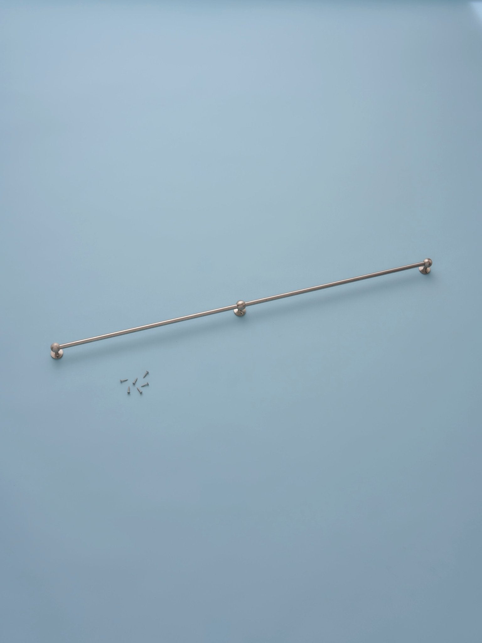 Classic cafe pole - steel - face fit - 238cm - East London Cloth