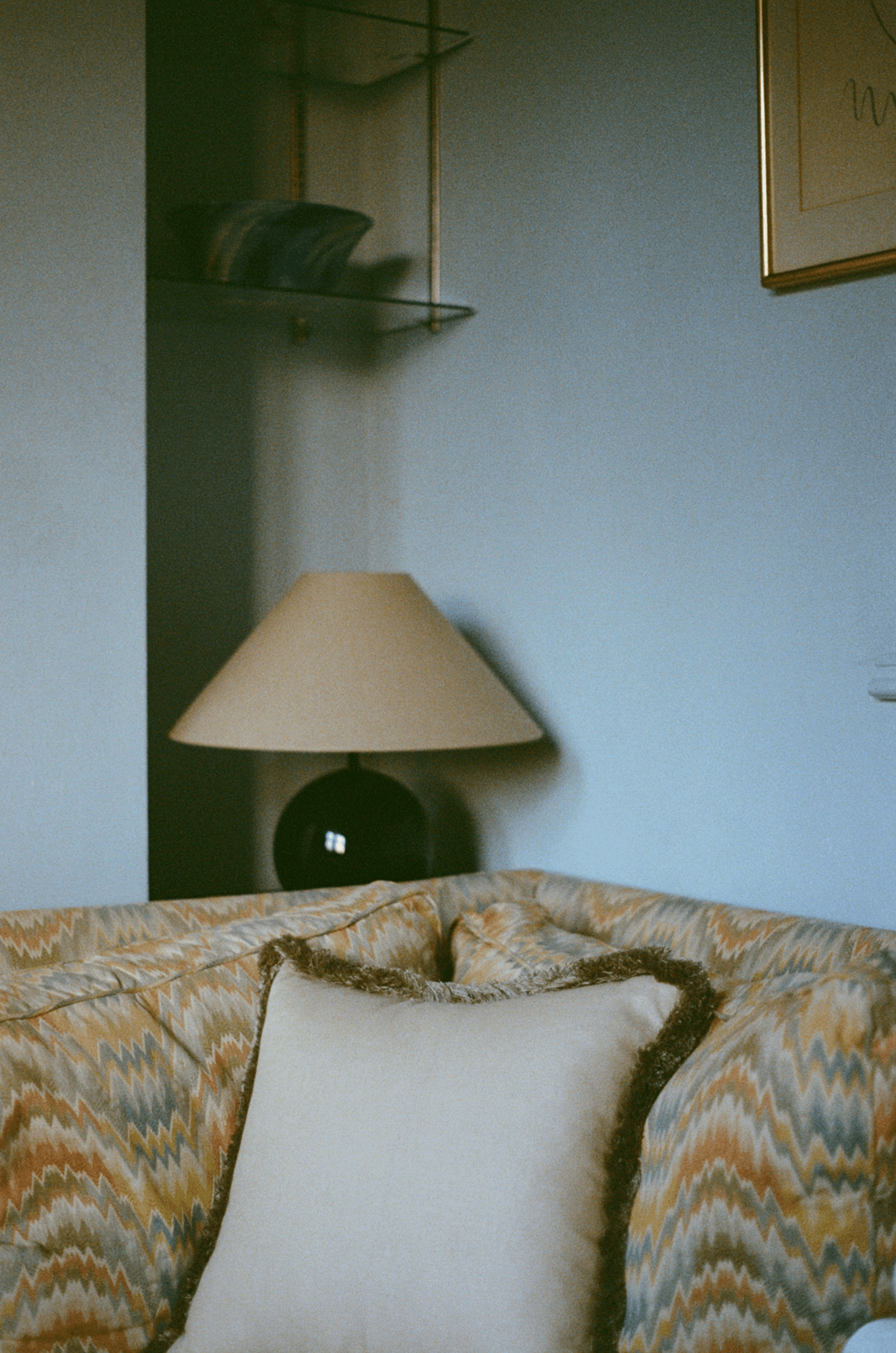 Hanbury Cornsilk - fringed cushion - 45 x 45 - East London Cloth