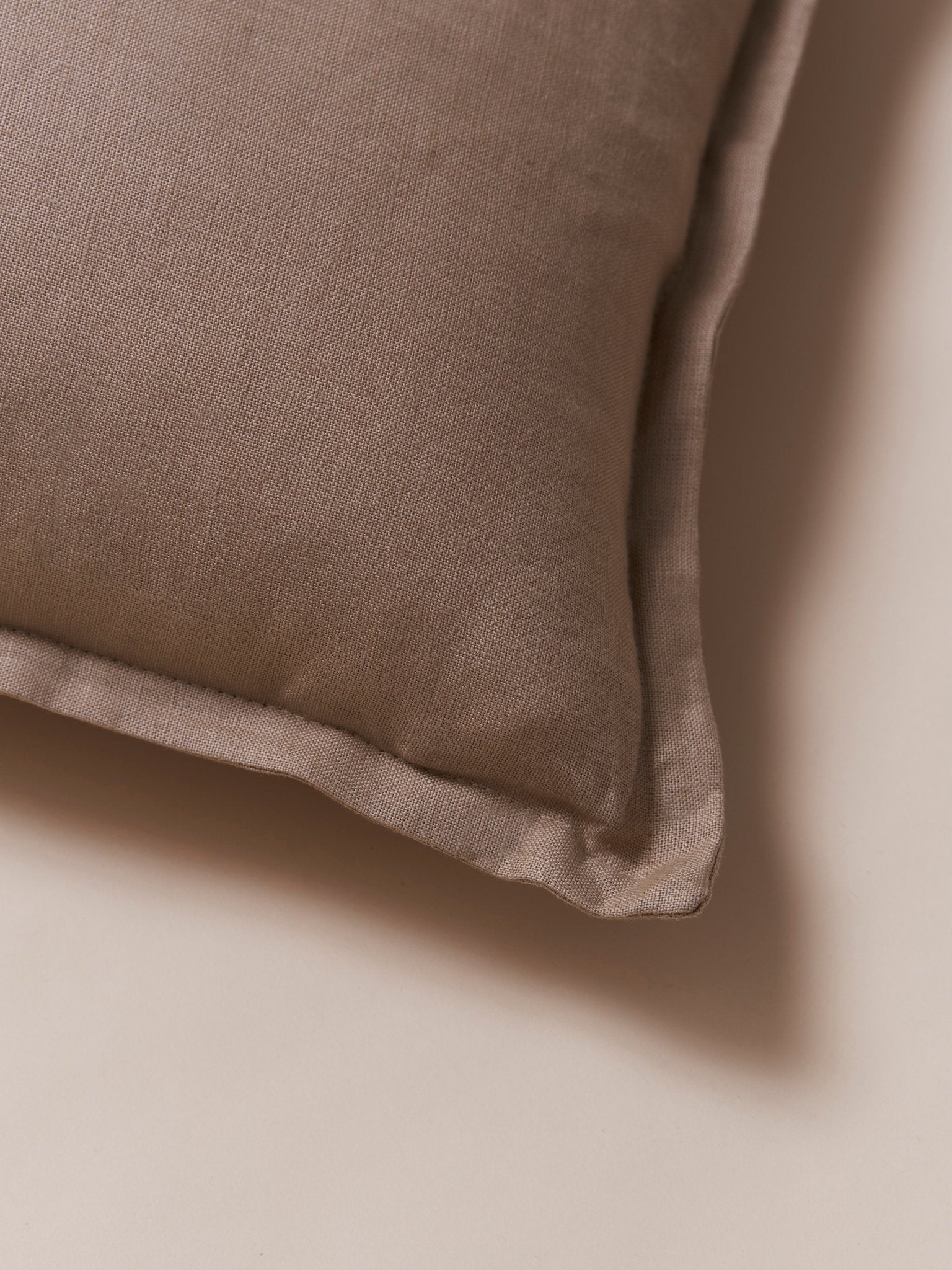 Hanbury lute - border cushion - East London Cloth