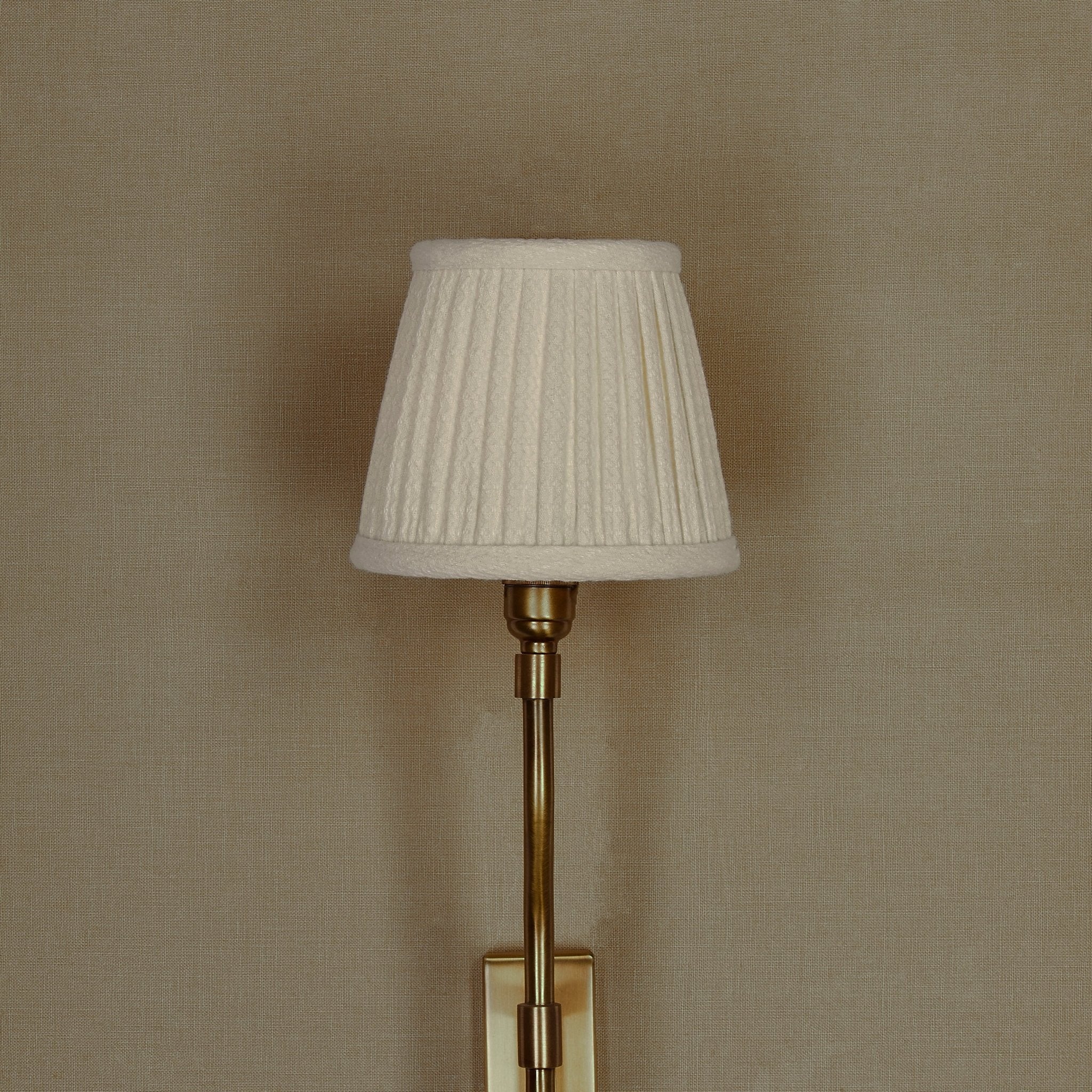 Hawksley gathered candle clip shade - East London Cloth