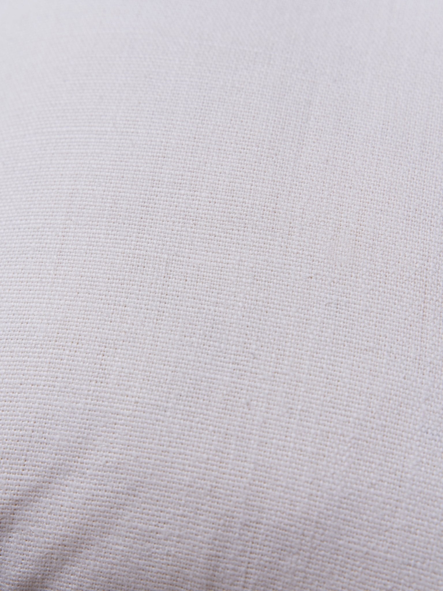 Heavyweight Huddleston Cream - piped cushion - East London Cloth