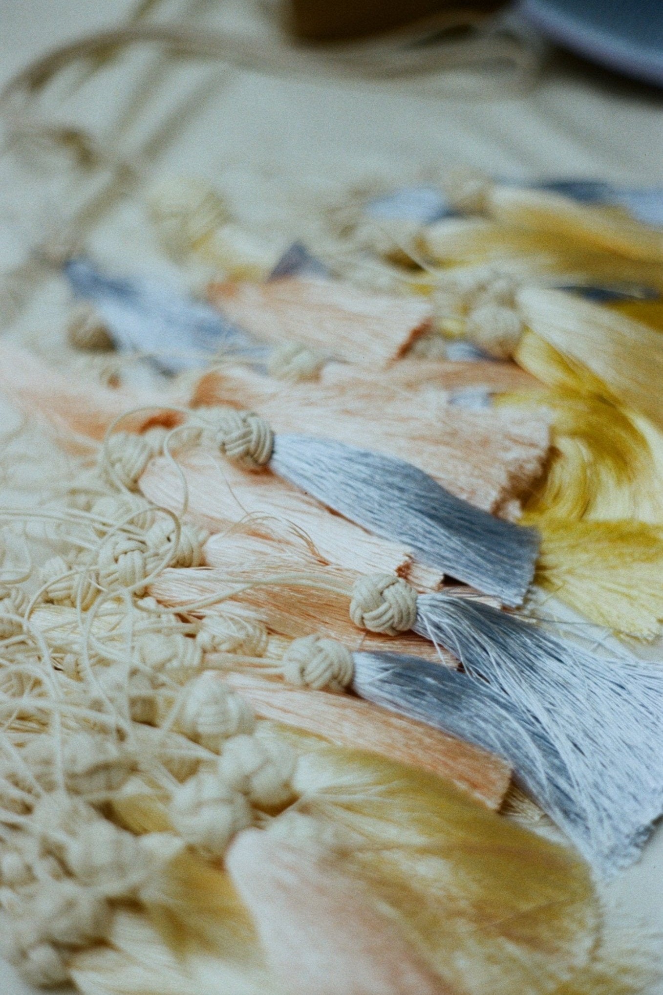 Key Tassel - celeste - East London Cloth