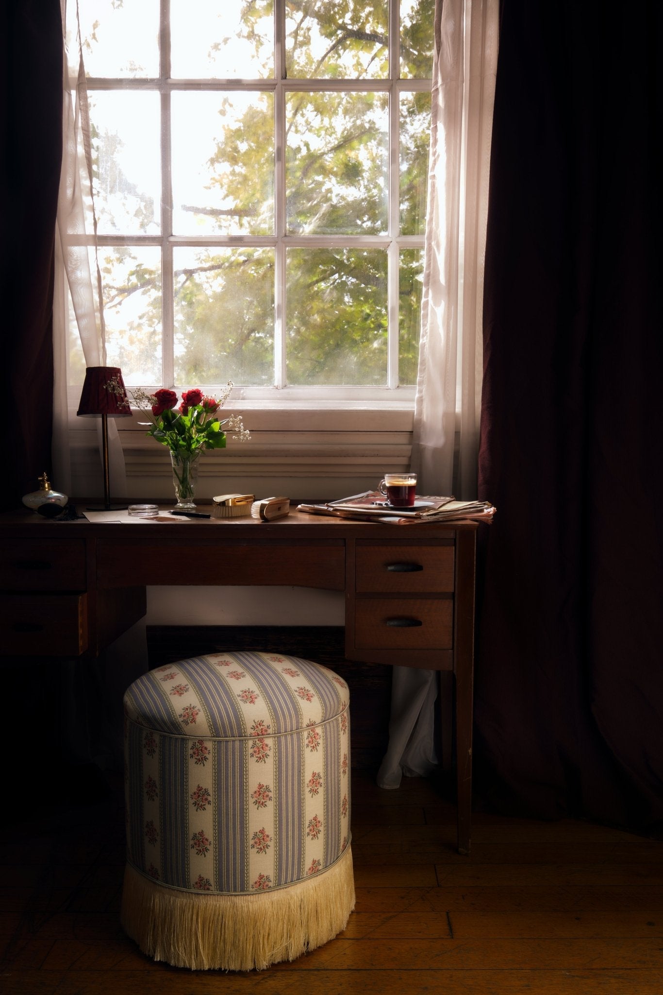 SOFA STRIPE 1 - CORNFLOWER - CC Moulton