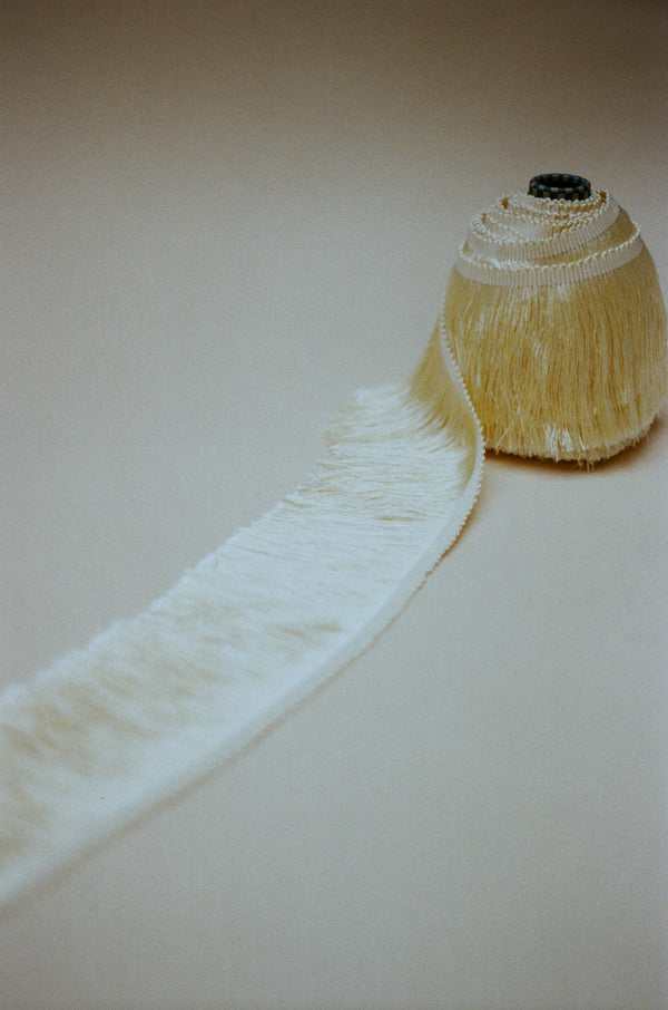 Cut fringe - champagne