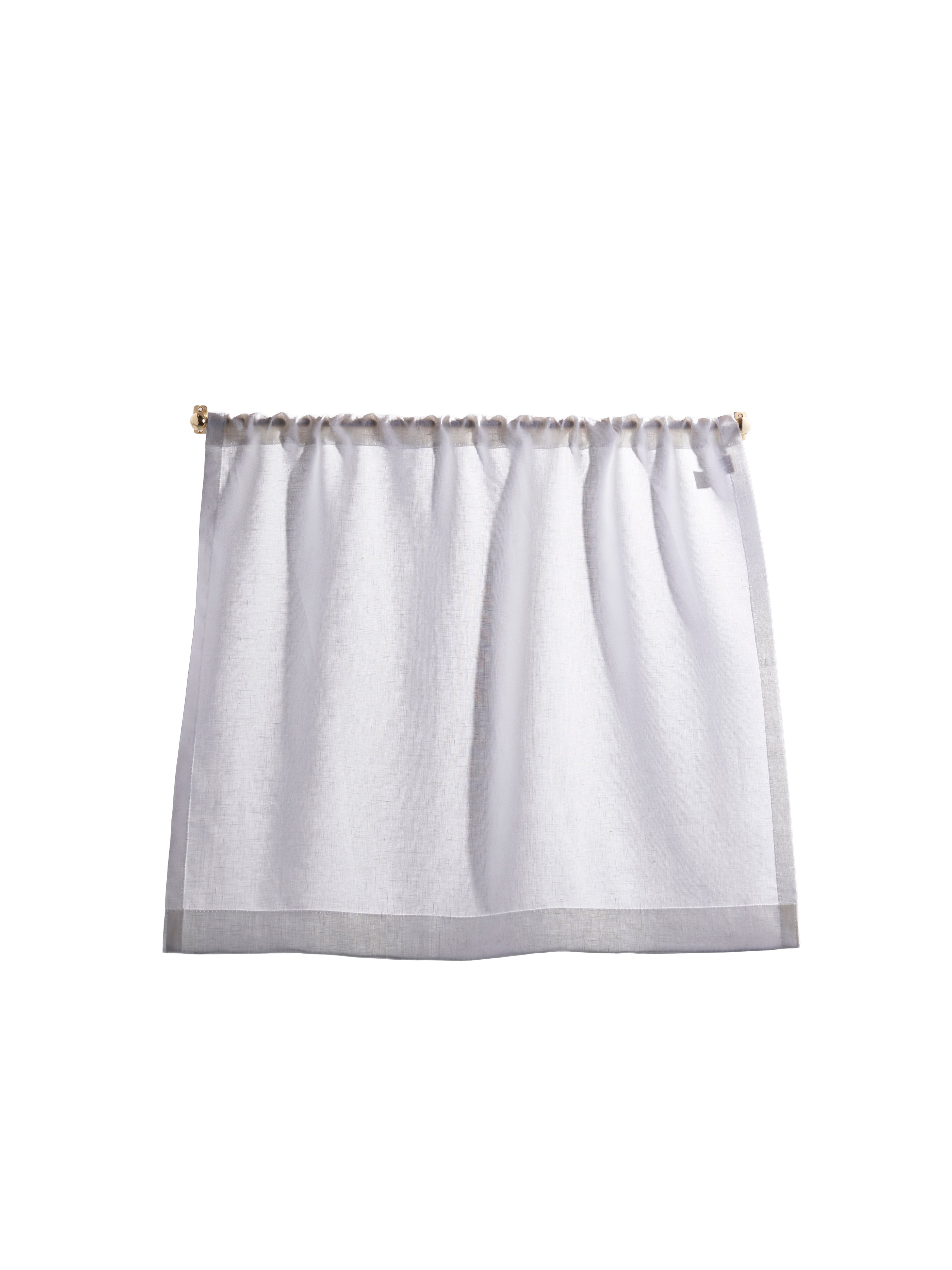 Cafe curtain 32 - pocket top - elderfield turpentine - Pole Width 34cm x Drop 95.5cm