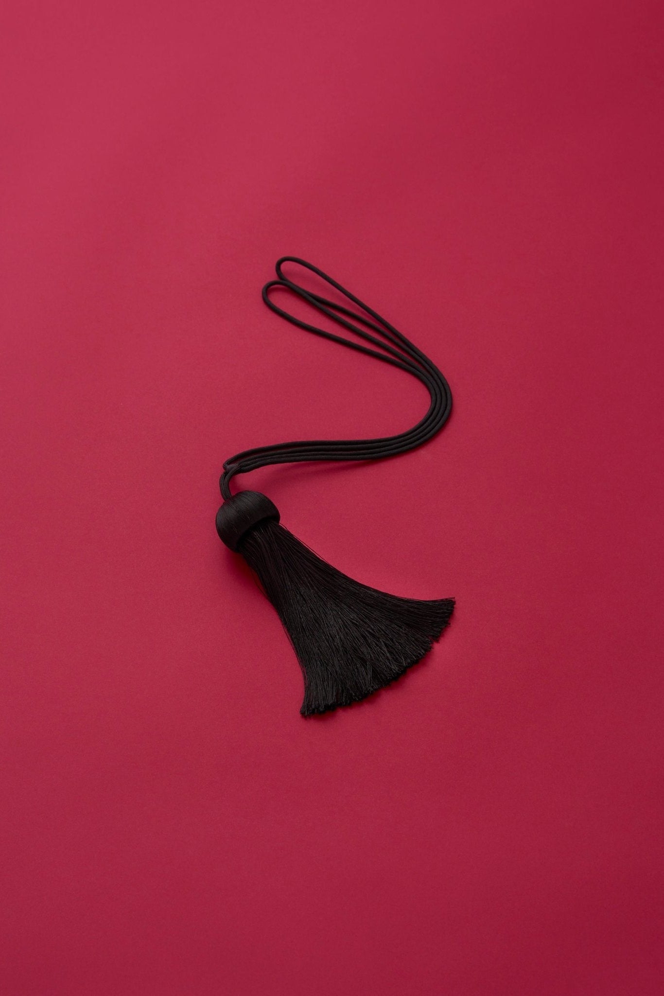 Curtain tie back - midnight - East London Cloth