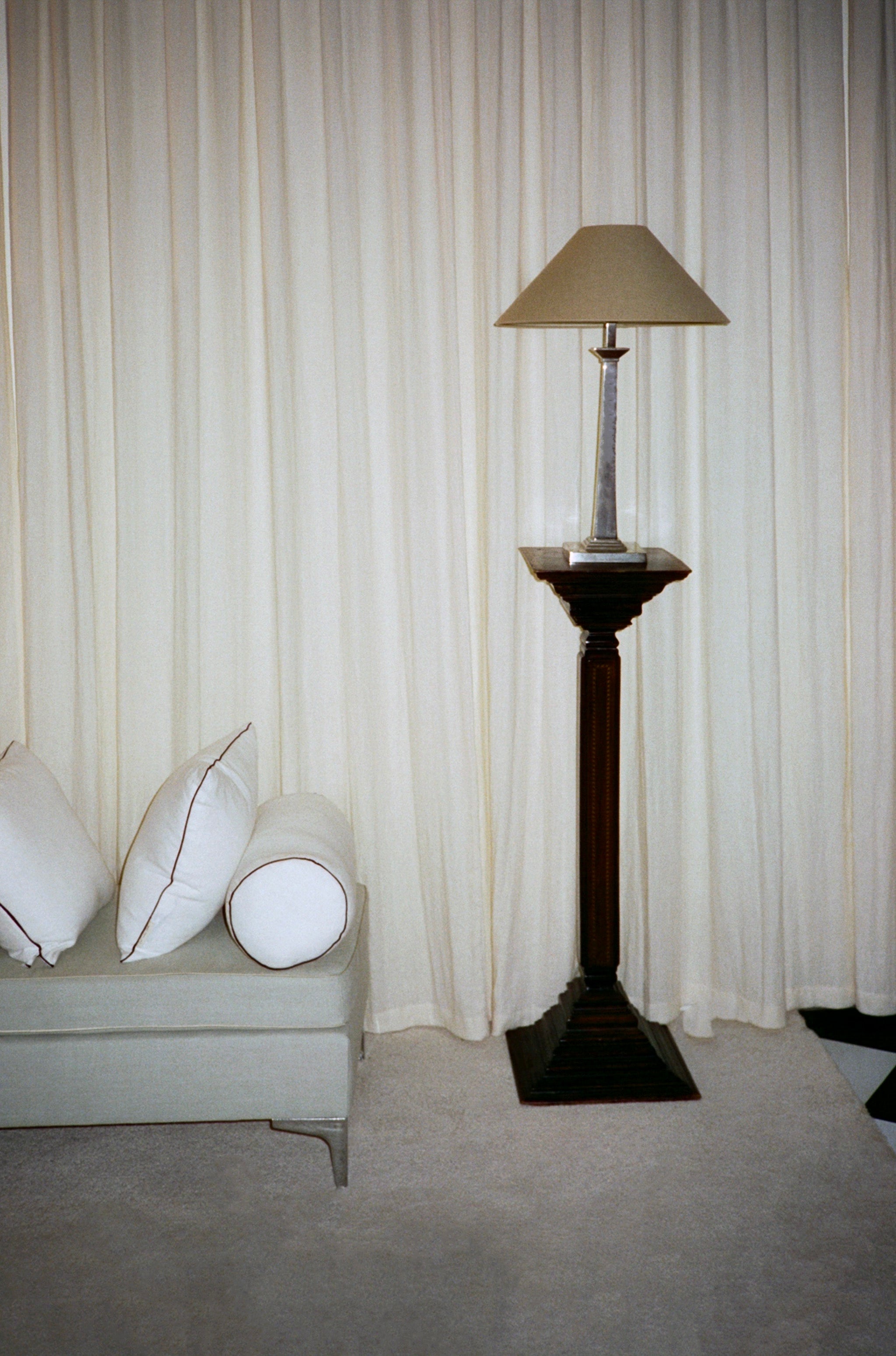 The full length sheer - soft washed linen