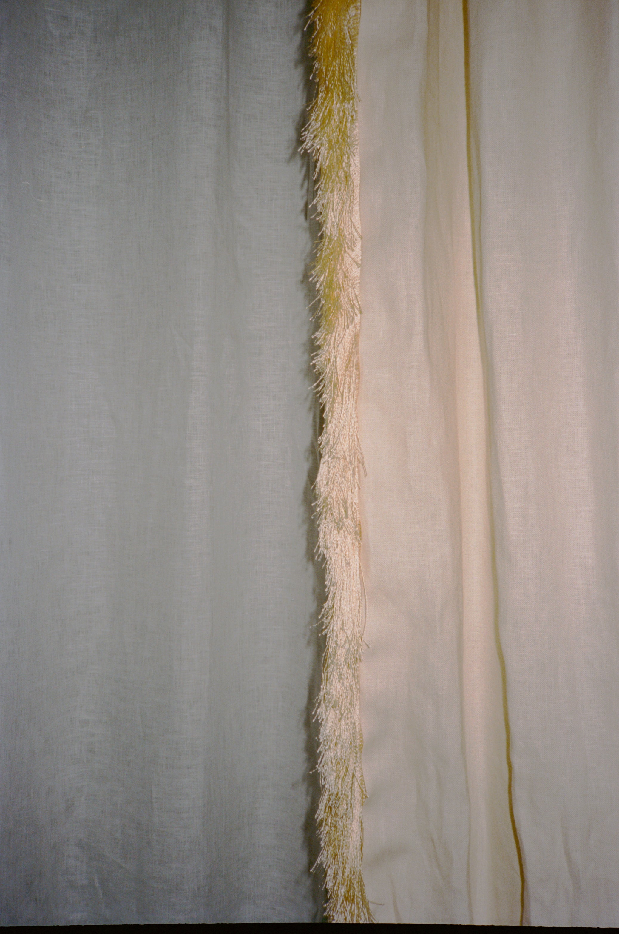 Cut fringe - champagne