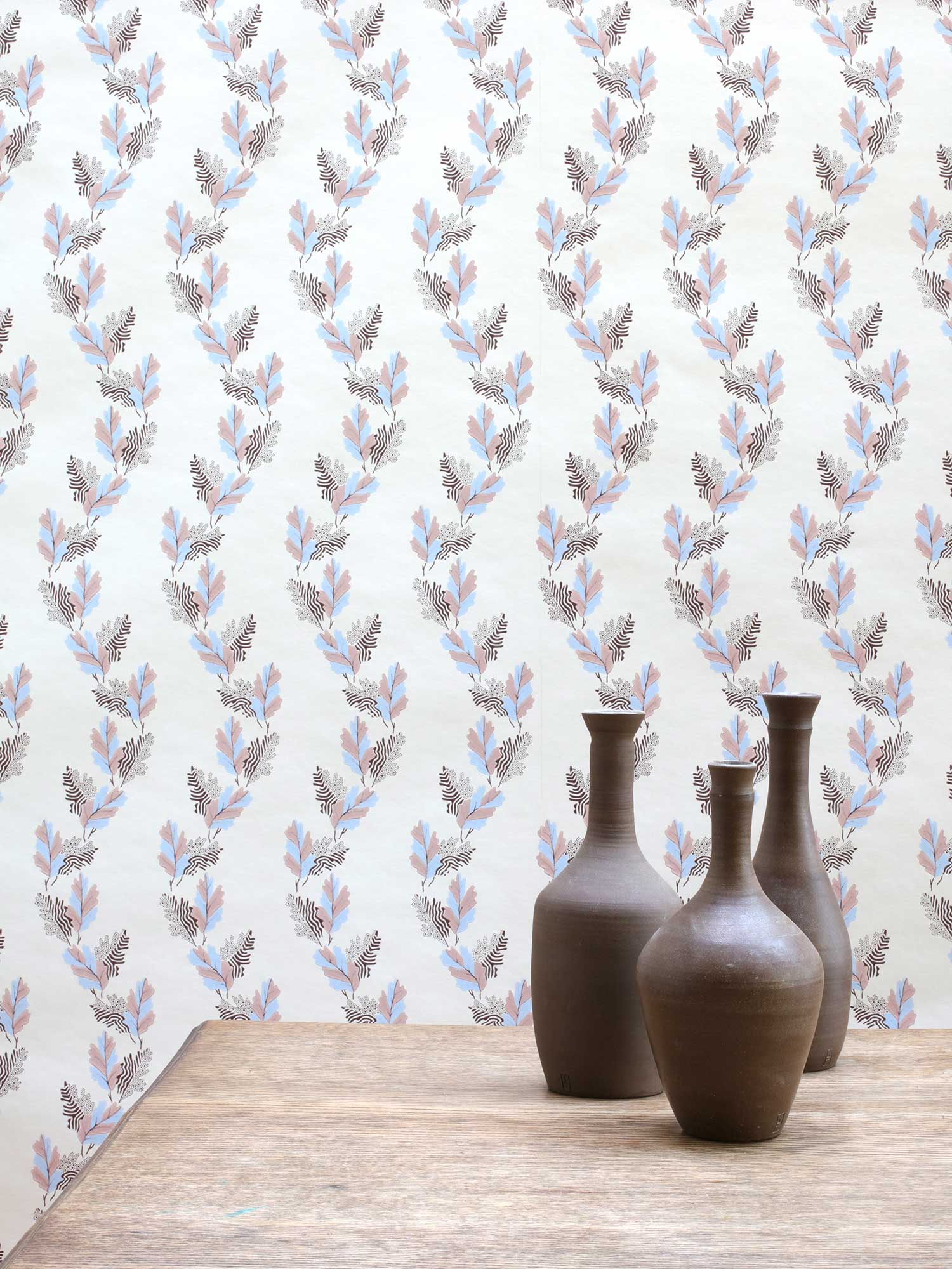 Old oak (1800) - sky blue - East London Cloth