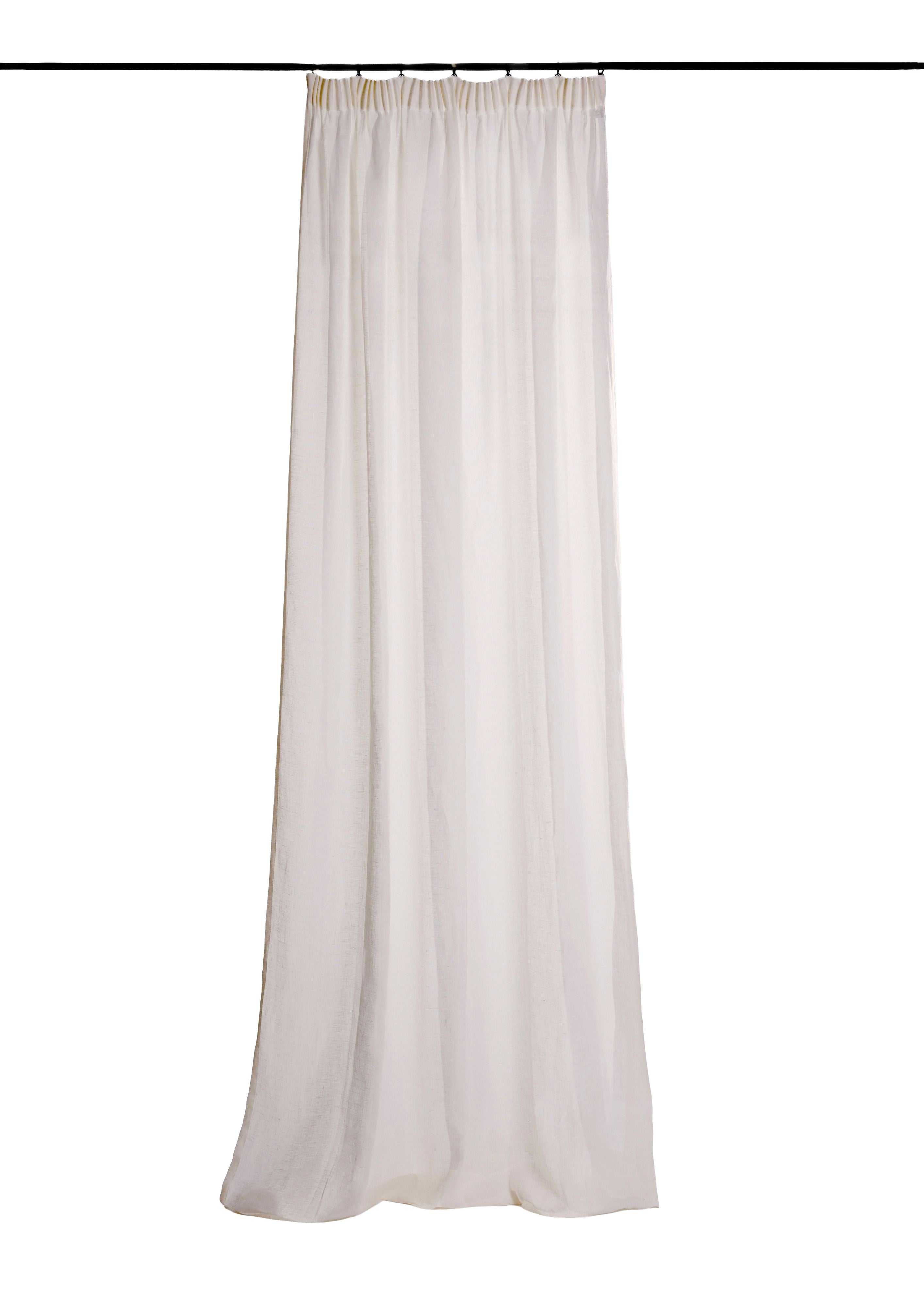 The full length sheer - openweave linen