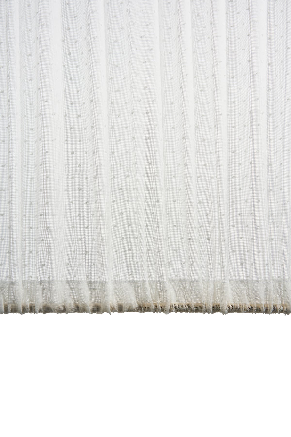 The cafe curtain - lace with a double pocket - polski