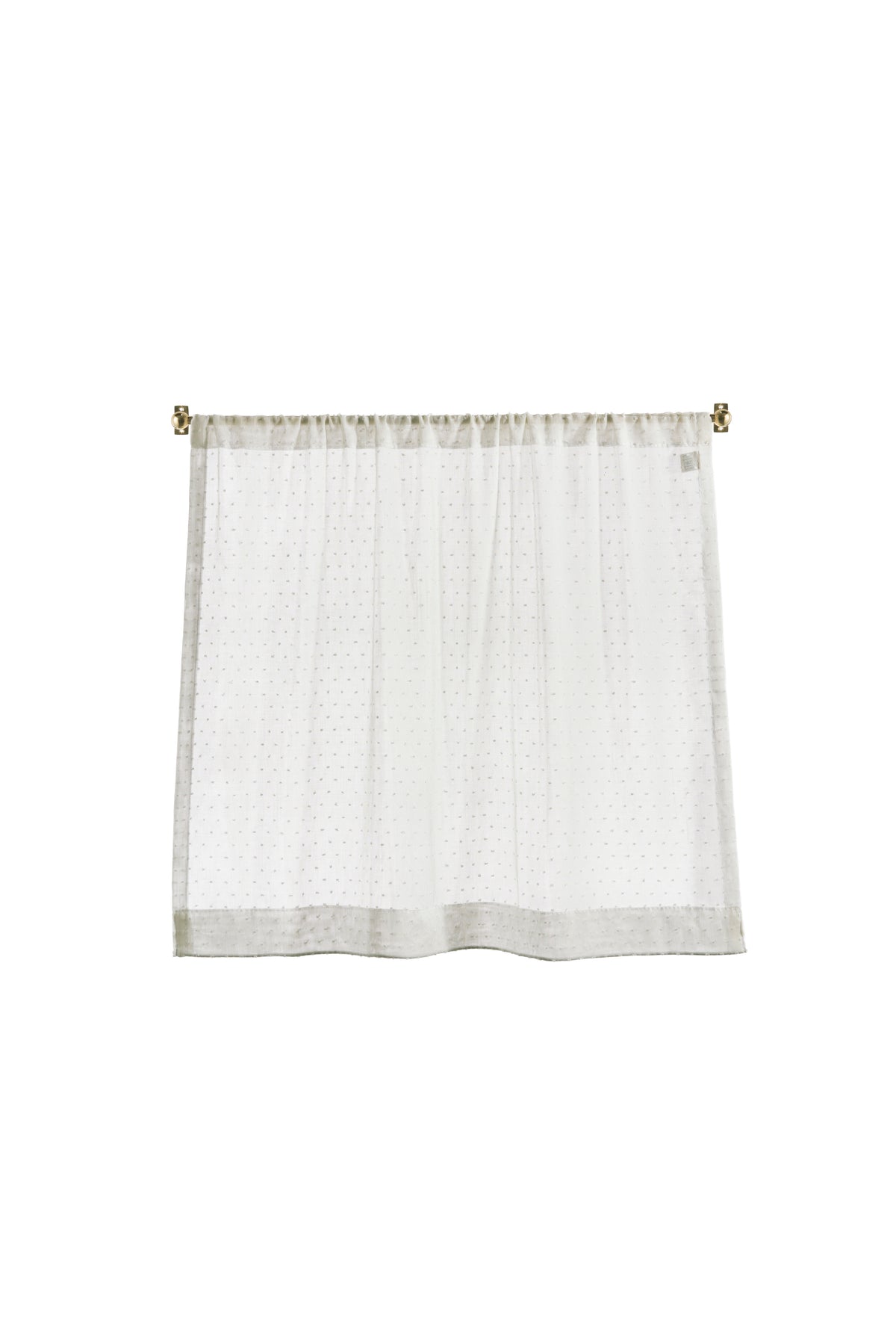 The cafe curtain - lace with a pocket top - polski