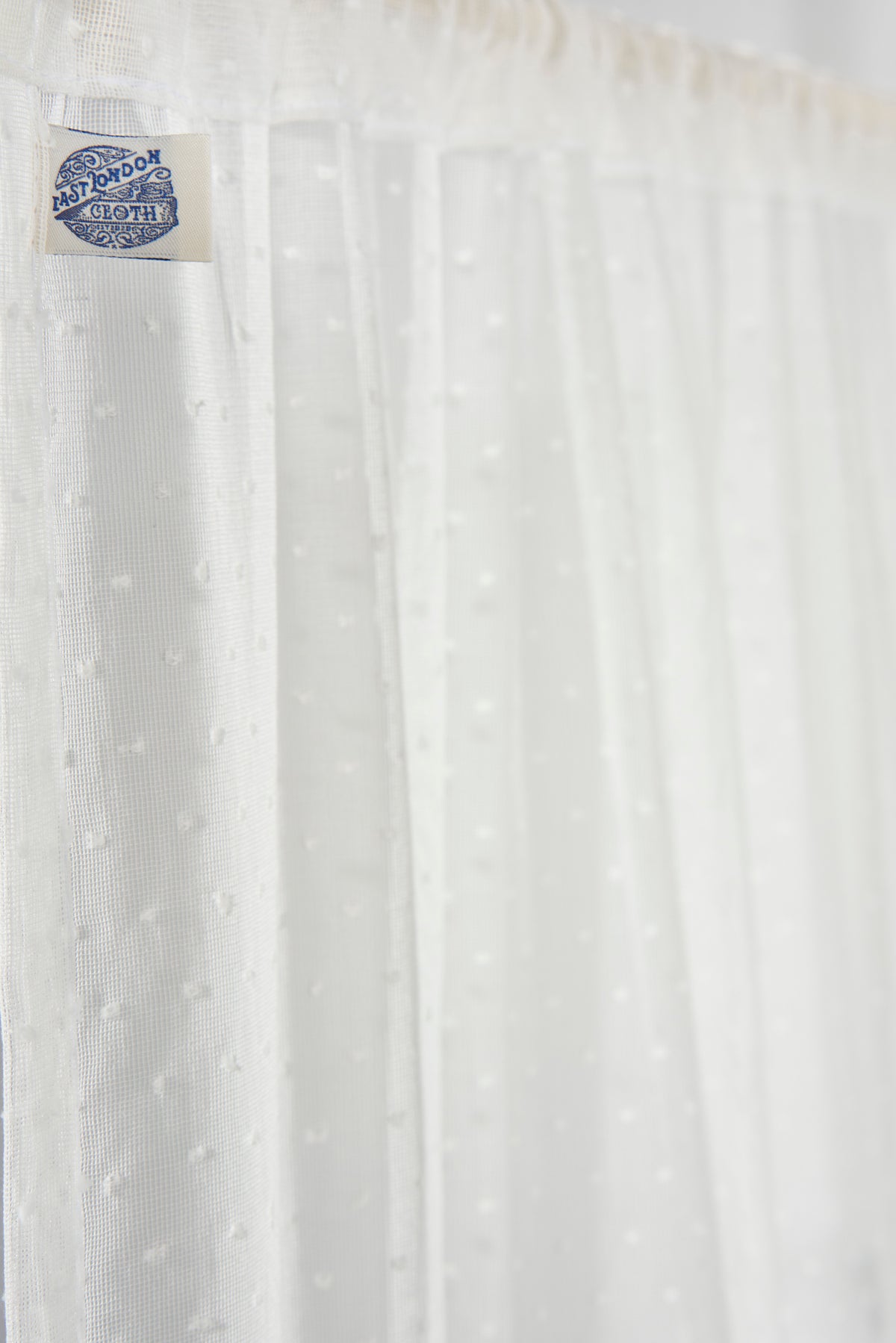 The cafe curtain - lace with a pocket top - polski