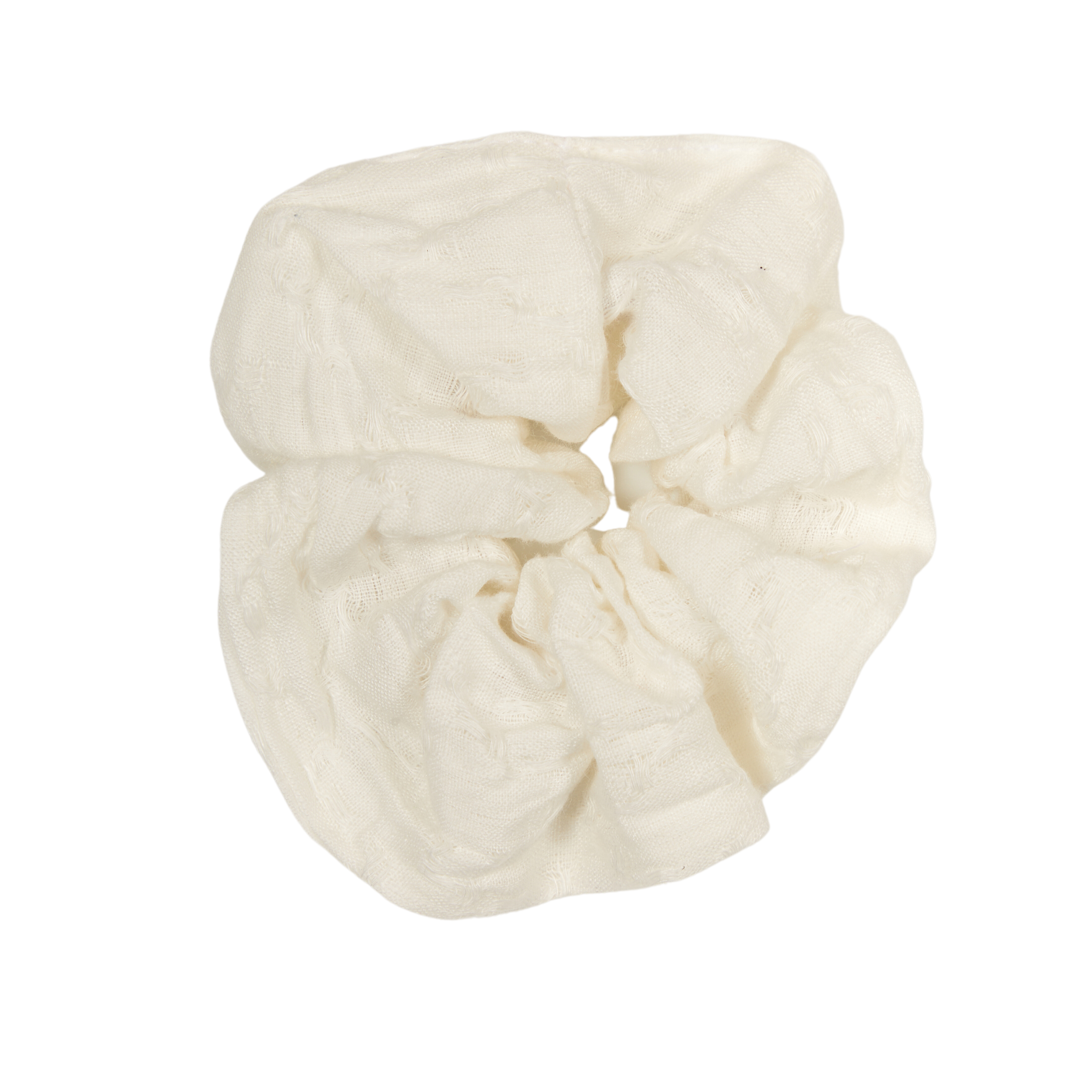 Scrunchie in textured linen