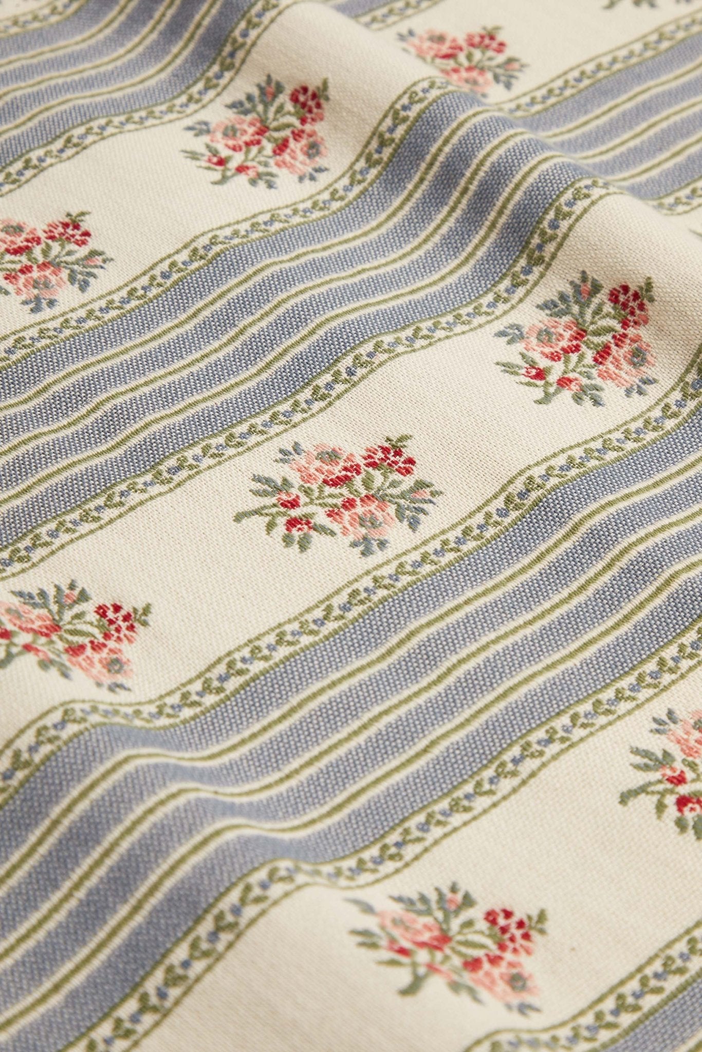 Sofa stripe 1 - cornflower - East London Cloth