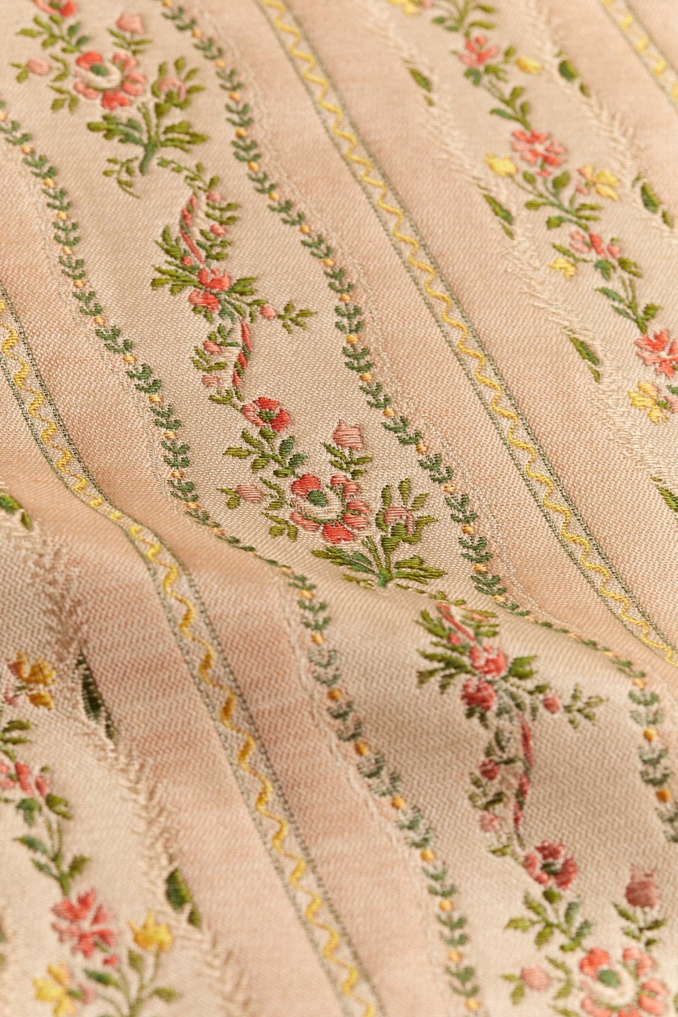 Spitalfields stripe - Blush - East London Cloth