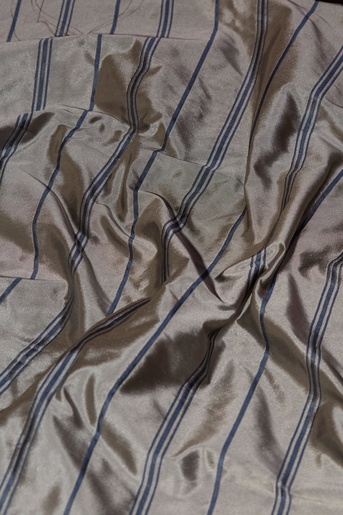 Taffeta Stripe - Marino - East London Cloth