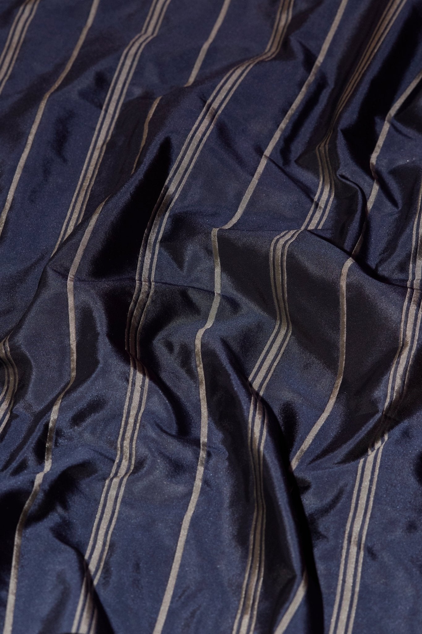 Taffeta Stripe - Marino - East London Cloth